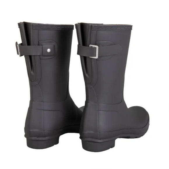 Hunter Women's Original Short Back Adjustable Rain Boot - Picture 3 of 5